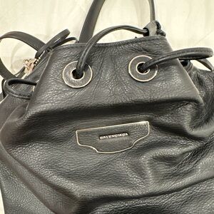 Balenciaga Black Leather Bag